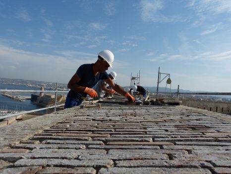 chantier de rfection du fort saint nicolas