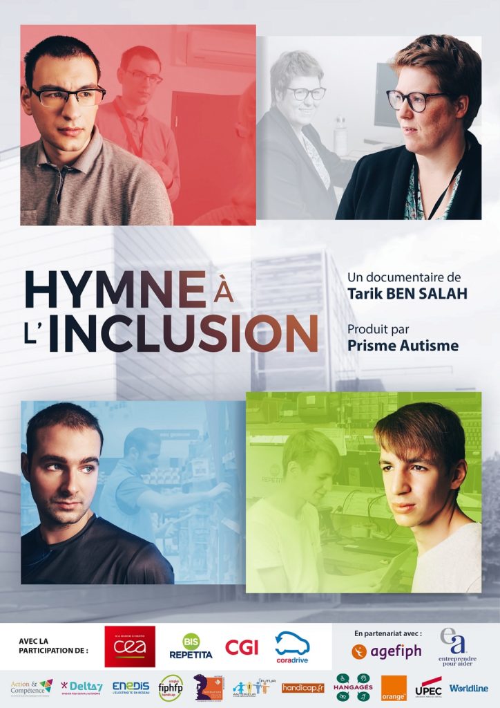 Affiche officielle Hymne a linclusion Prisme Autisme