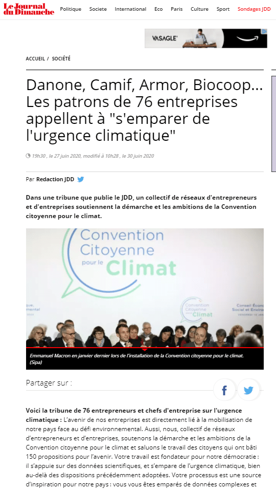 Journal du dimanche